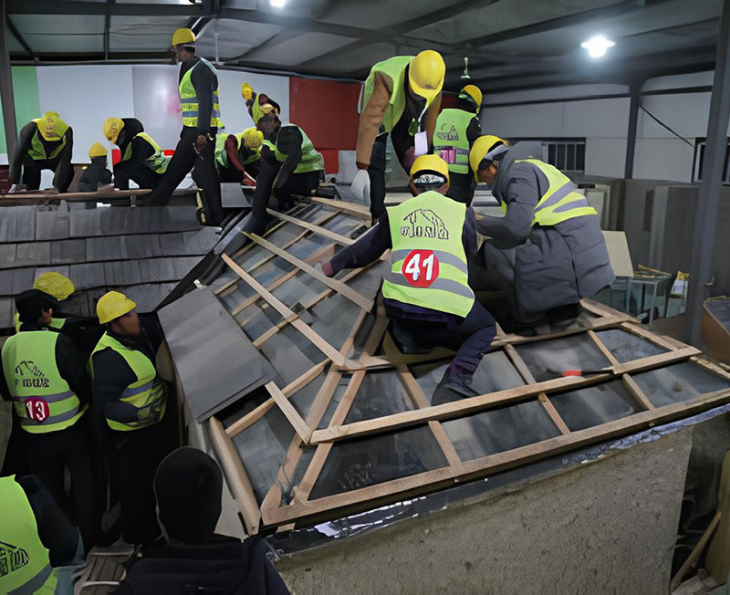 Construction team